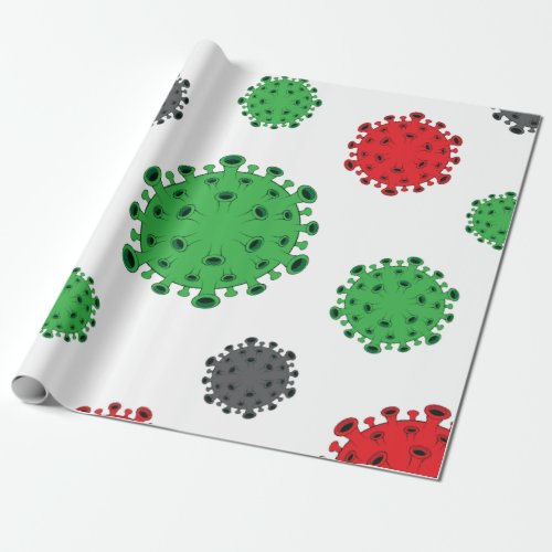 CoronaVirus Wrapping Paper Covid19 Pattern Design