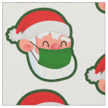 coronavirus xmas face mask santa fabric