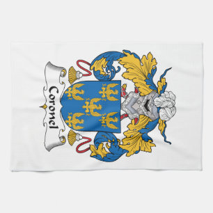 Coronel Family Crest Kitchen Towel