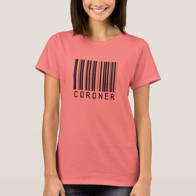 Coroner Bar Code T-Shirt (Front)