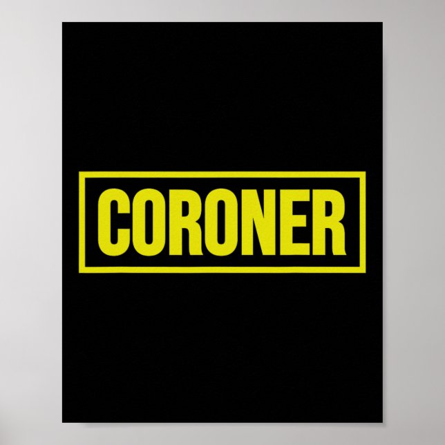 Coroner Uniform Costume Halloween  Poster (Front)