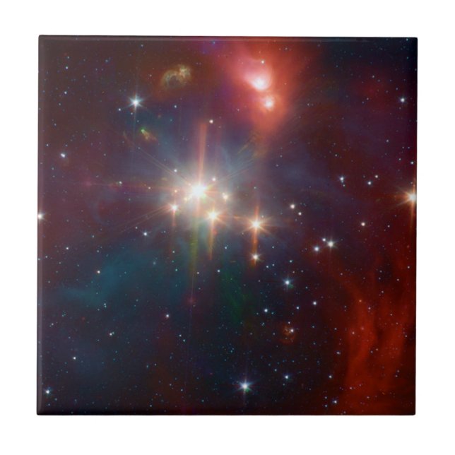 Coronet infrared star cluster NASA Tile (Front)