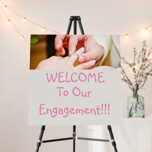 coroplast signs--wedding foam board