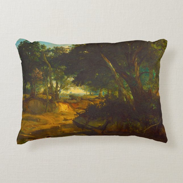 Corot Forest of Fontainbleau Accent Pillow (Front)