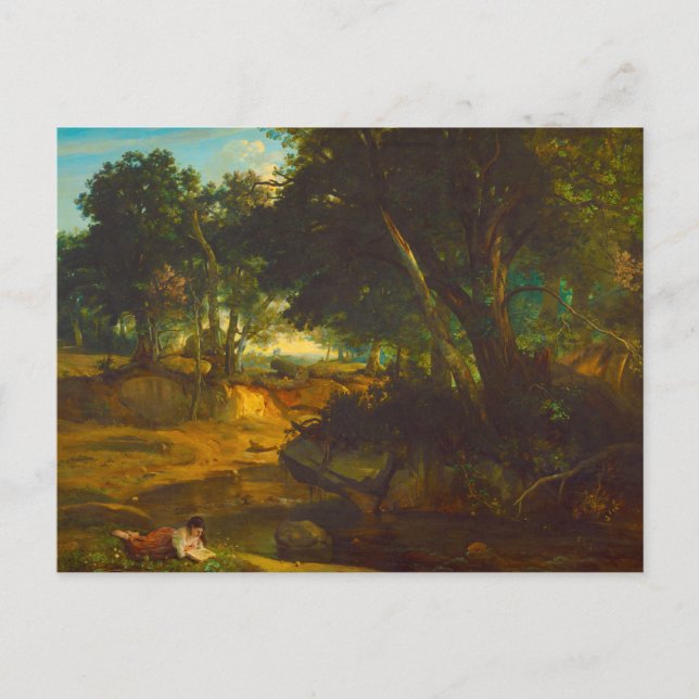 Corot Forest of Fontainbleau Postcard (Front)