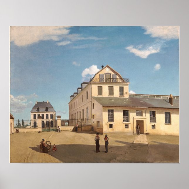 Corot - House And Factory Of Monsieur Henry Poster (Front)
