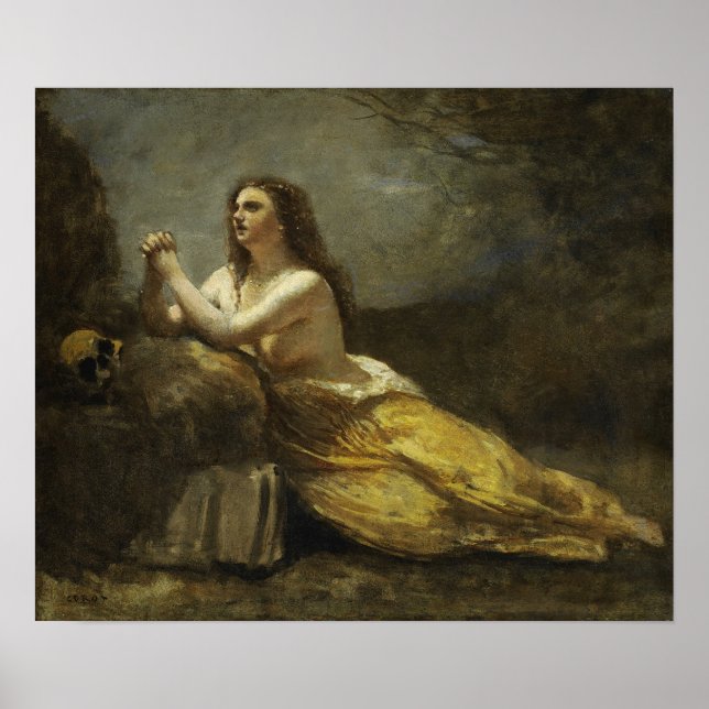 Corot - Madeleine In Prayer Poster (Front)
