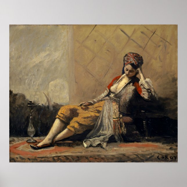 Corot - Odalisque 1871 Poster (Front)