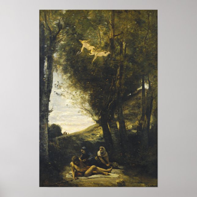 Corot - Saint Sebastien Rescued By The Holy Women… Poster (Front)