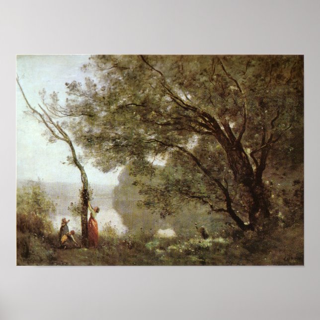 Corot - Souvenir de Mortefontaine Poster (Front)