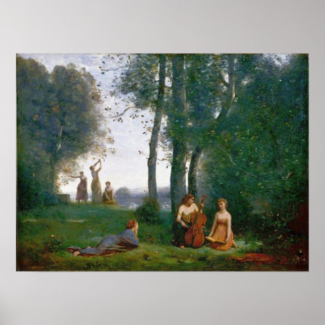 Corot - The Champetre Concert Poster (Front)