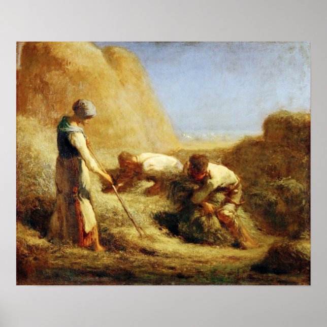 Corot - The Haymakers 1850 Poster (Front)