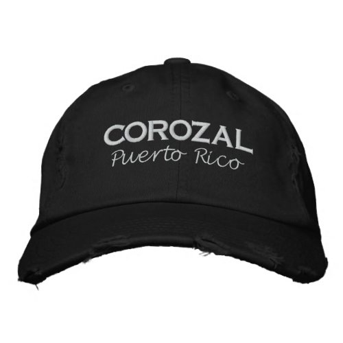 Corozal  Puerto Rico Embroidered Baseball Cap