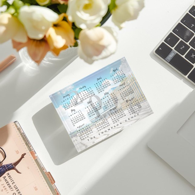 Corporate 2026 Calendar Company Logo Business Gift Paperweight (Corporate 2026 Calendar Company Logo Business Gift Paperweight)