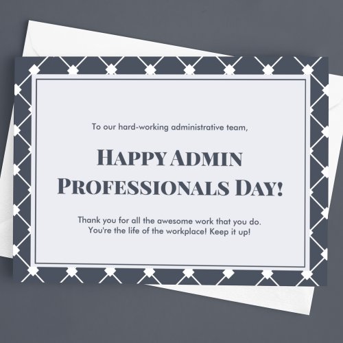  Corporate Administrative Professionals Day Postcard