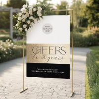 CORPORATE ANNIVERSARY elegant business black gold