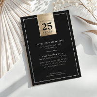 CORPORATE ANNIVERSARY stylish business black gold