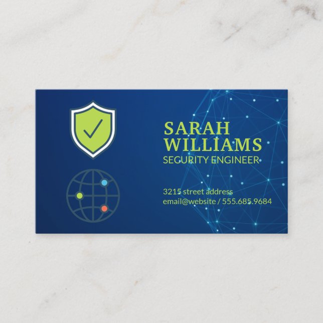 Corporate | Artificial Intelligence | Data Center Business Card (Front)