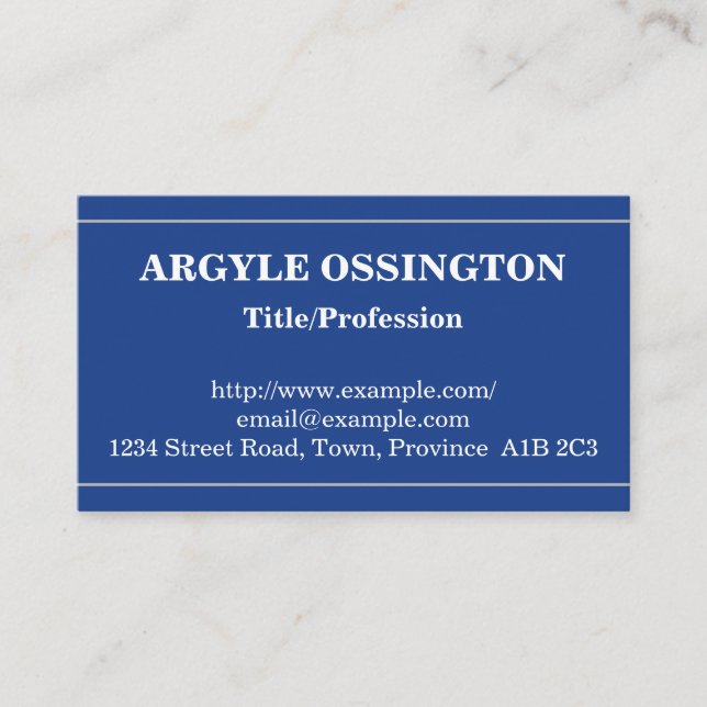Corporate & Basic Professional Business Card (Front)