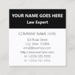 [ Thumbnail: Corporate, Basic & Respectable Business Card ]