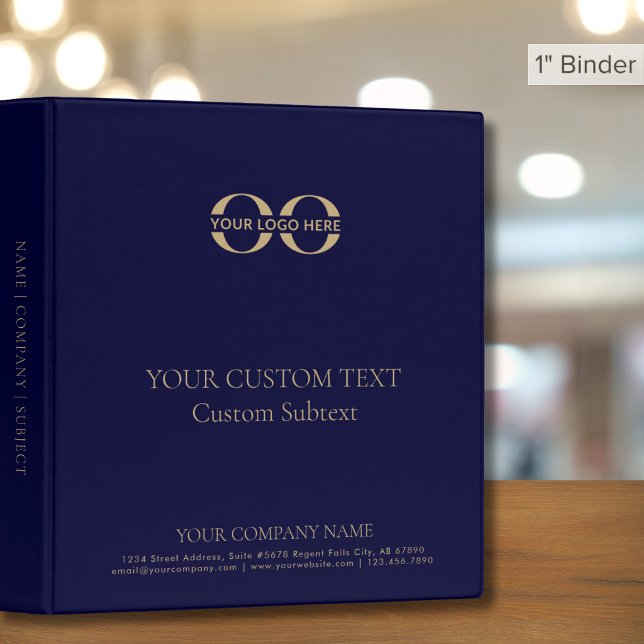 Corporate Binder with Custom Logo (Creator Uploaded)