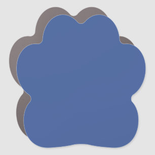 Corporate Blue Custom Car Magnet