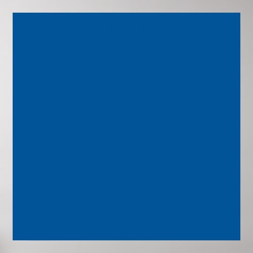 Corporate Blue Personalized Dark Color Background Poster