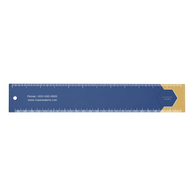 Corporate Blue Ruler (Front)