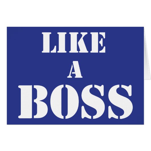 Corporate Boss Cards (Front Horizontal)