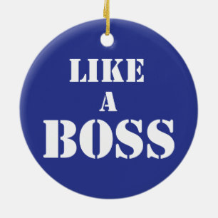Corporate Boss Ceramic Ornament