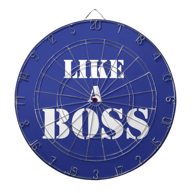 Corporate Boss Dartboard With Darts (Front)