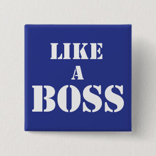 Corporate Boss Pinback Button