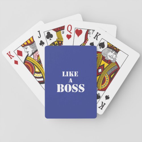 Corporate Boss Playing Cards