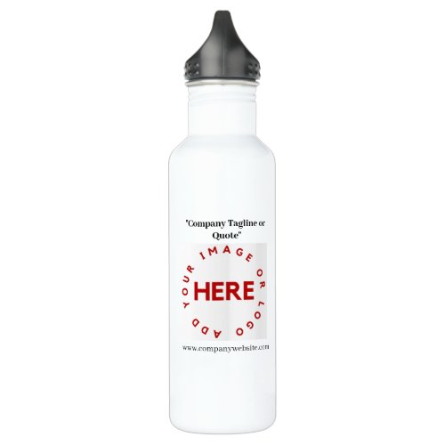 Corporate Branded Logo Business Marketing Swag Stainless Steel Water Bottle