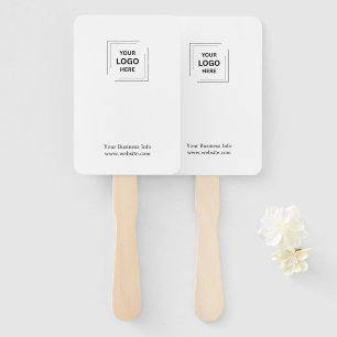 Corporate Branding   Business Logo Minimalist  Hand Fan