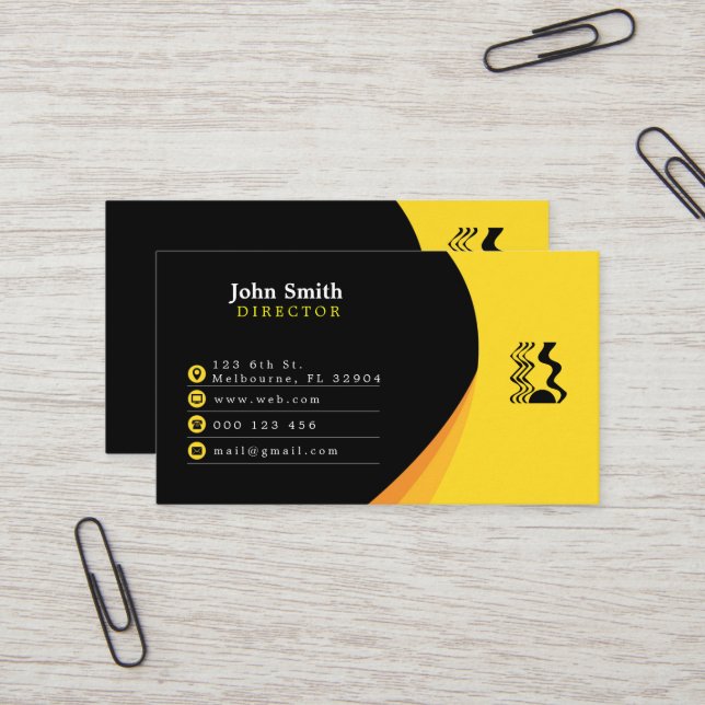 Corporate Business Card (Front/Back In Situ)