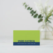 CORPORATE BUSINESS CARD :: bold block 10L (Standing Front)