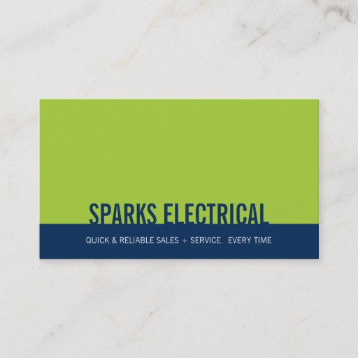 Customizable CORPORATE BUSINESS CARD :: bold block 10L
