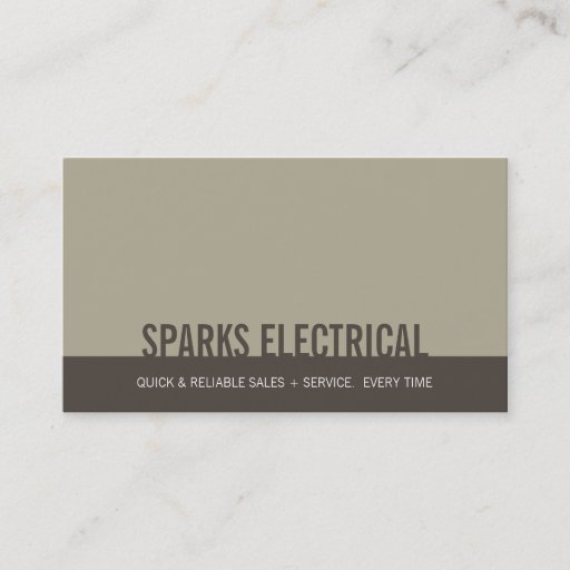 Customizable CORPORATE BUSINESS CARD :: bold block 11L