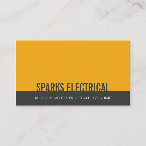 CORPORATE BUSINESS CARD :: bold block 1L