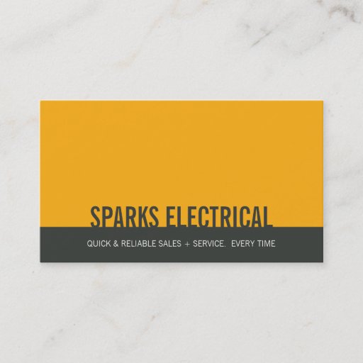 Customizable CORPORATE BUSINESS CARD :: bold block 1L