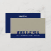 CORPORATE BUSINESS CARD :: bold block 2L (Front/Back)