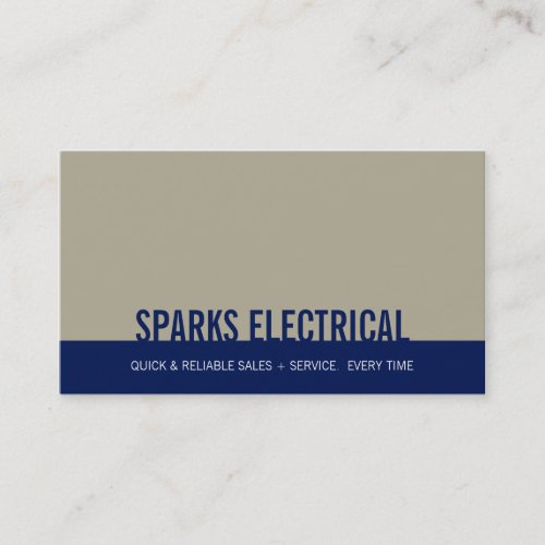 CORPORATE BUSINESS CARD :: bold block 2L