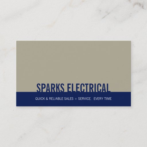 Customizable CORPORATE BUSINESS CARD :: bold block 2L