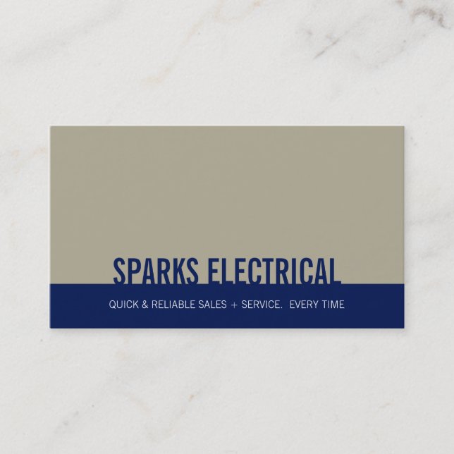 CORPORATE BUSINESS CARD :: bold block 2L (Front)