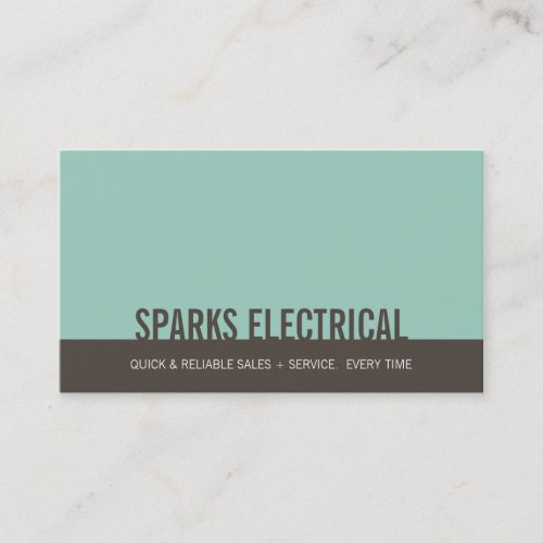 CORPORATE BUSINESS CARD :: bold block 9L