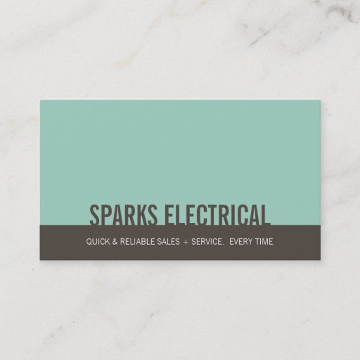Customizable CORPORATE BUSINESS CARD :: bold block 9L