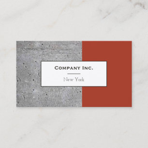 Corporate Business Card Concrete