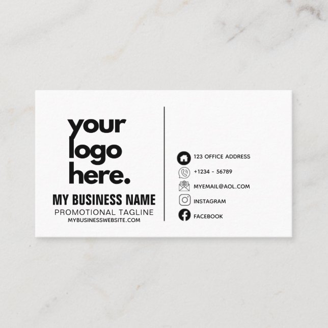 Corporate Business Card Design Logo Templates (Front)