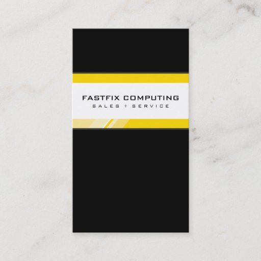 Customizable CORPORATE BUSINESS CARD :: hi-tech zing 6P